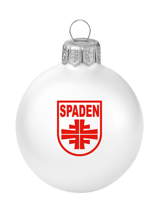 Weihnachtskugel Logo 8cm