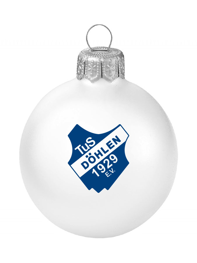 Weihnachtskugel Logo 8cm