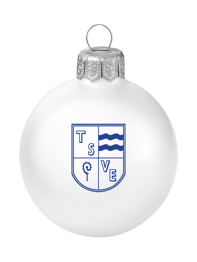 Weihnachtskugel Logo 8cm