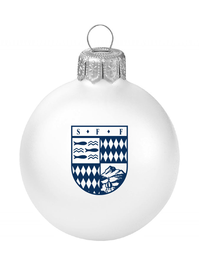 Weihnachtskugel Logo 8cm