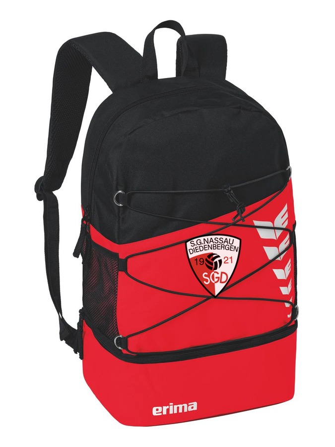 Erima Six Wings Rucksack mit Bodenfach