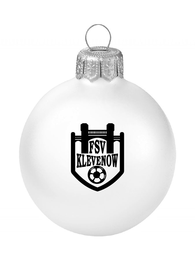 Weihnachtskugel Logo 8cm