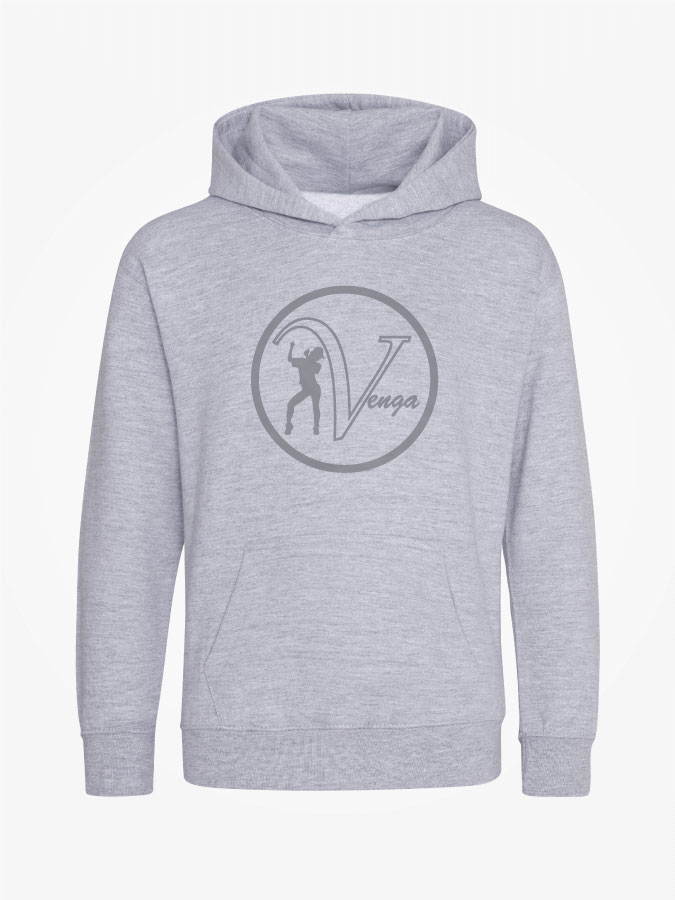 Hoodie All Grey Kids Unisex