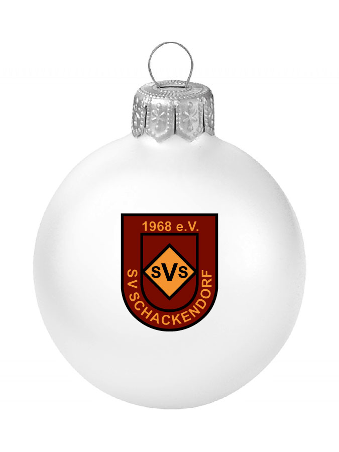 Weihnachtskugel Logo 8cm