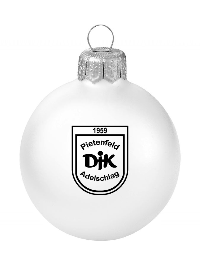 Weihnachtskugel Logo 8cm