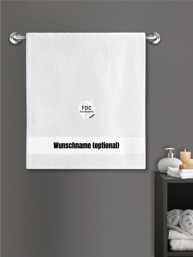 Badehandtuch Team Sticklogo