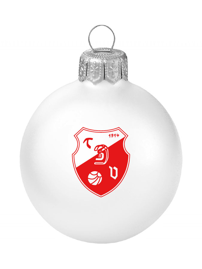 Weihnachtskugel Logo 8cm