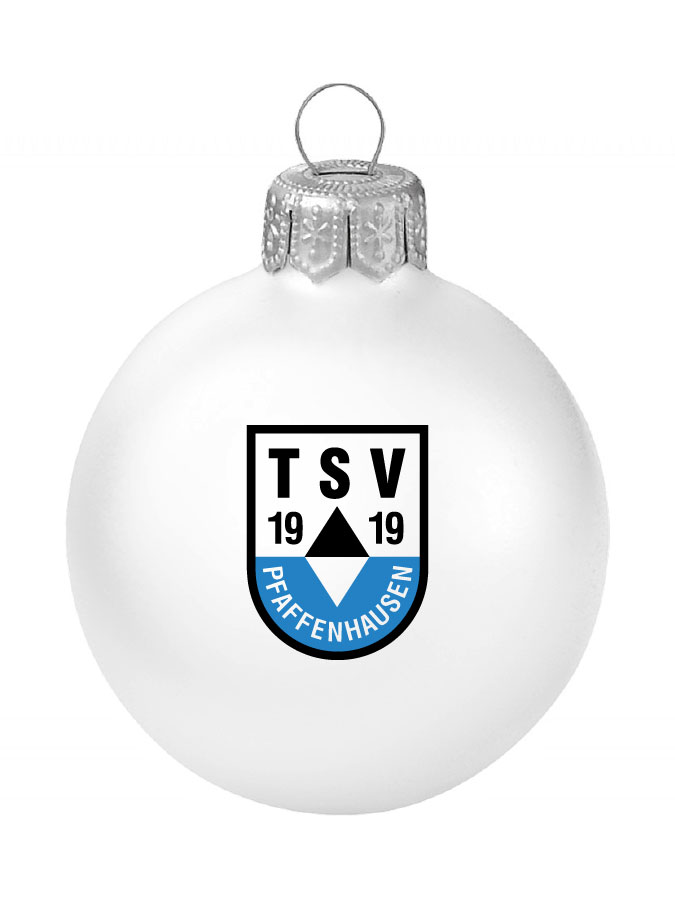 Weihnachtskugel Logo 8cm