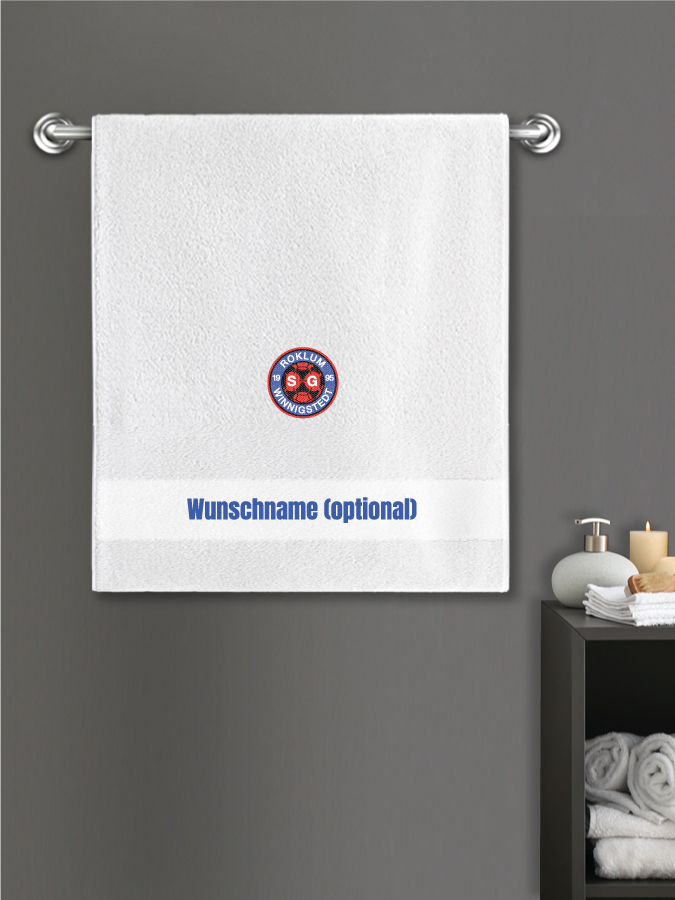 Badehandtuch Team Sticklogo