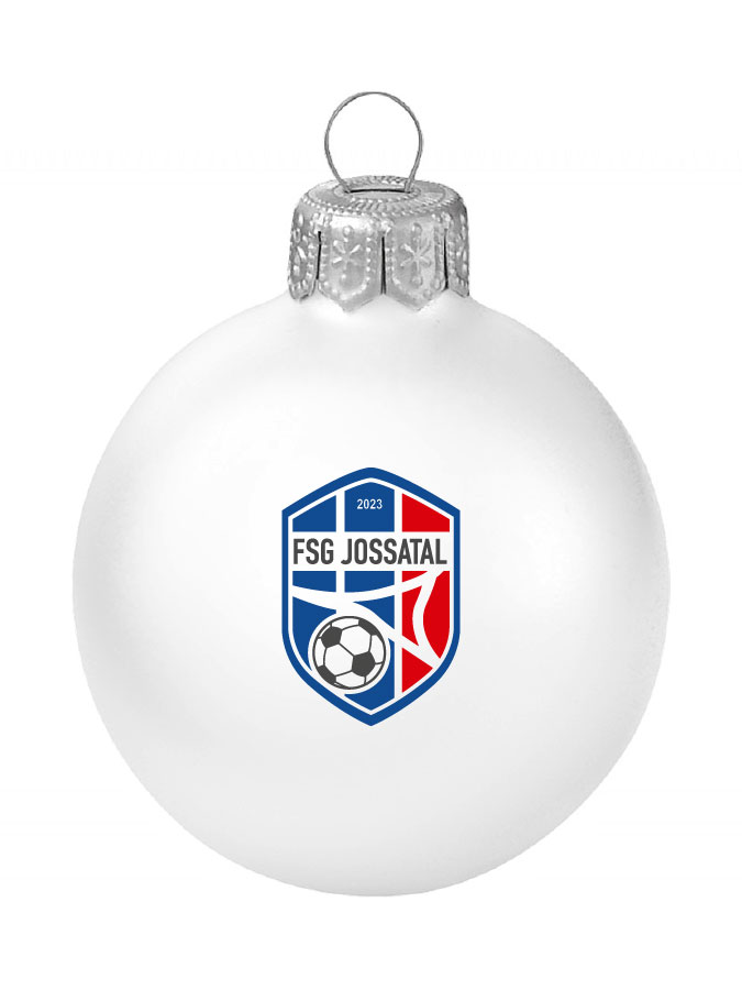 Weihnachtskugel Logo 8cm