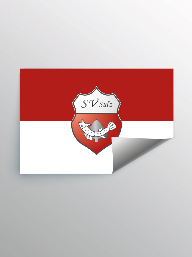 Aufkleber DIN A7 Logo