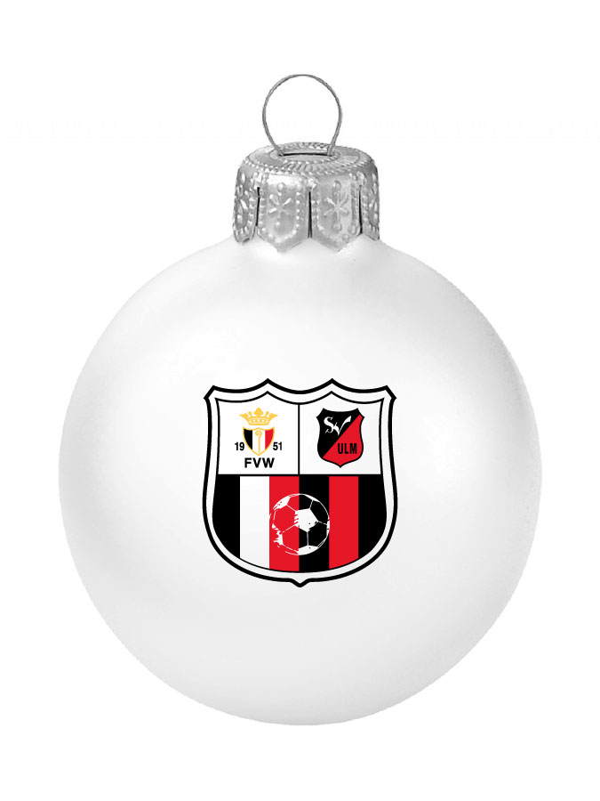 Weihnachtskugel Logo 8cm