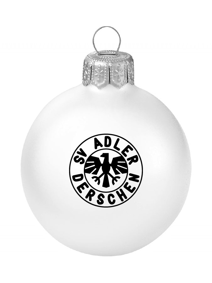 Weihnachtskugel Logo 8cm