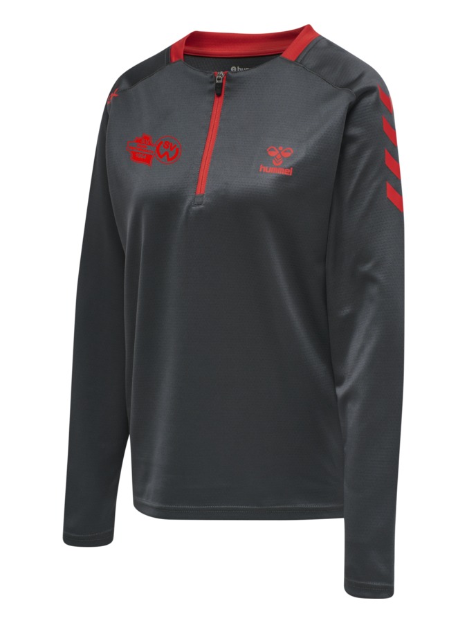 Hummel Action Poly Half Zip Sweat Damen