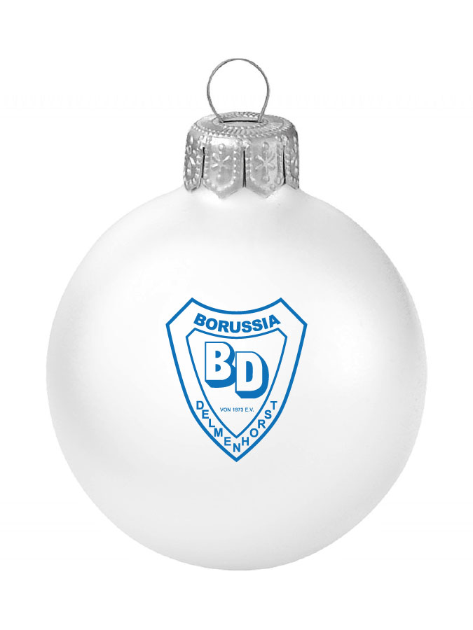 Weihnachtskugel Logo 8cm