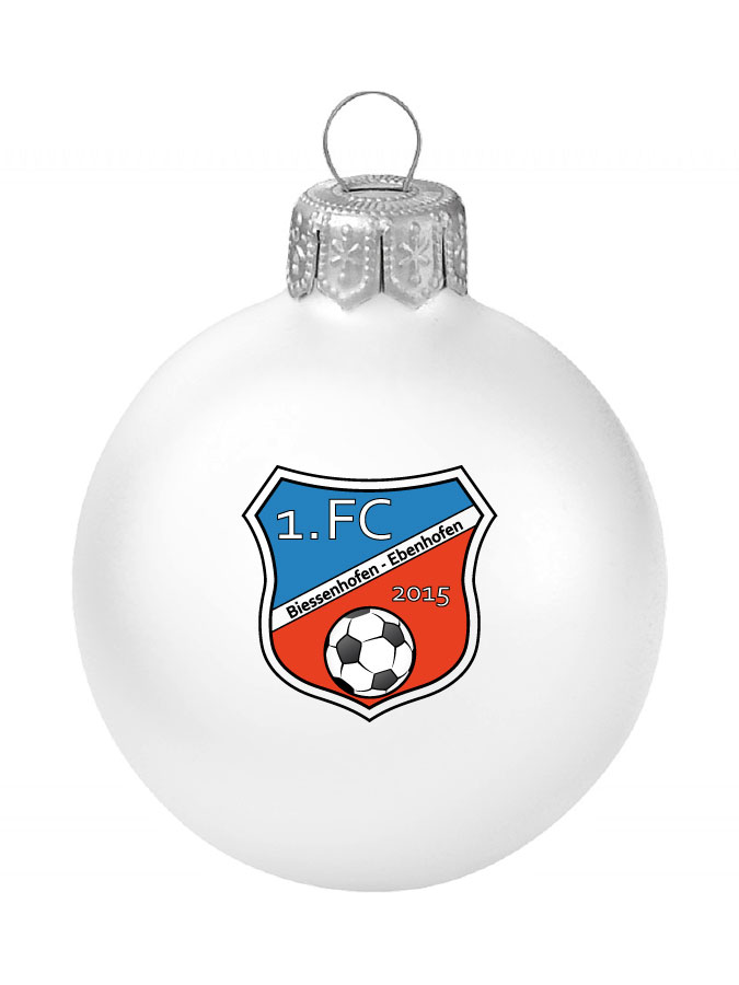 Weihnachtskugel Logo 8cm