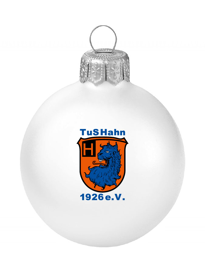 Weihnachtskugel Logo 8cm