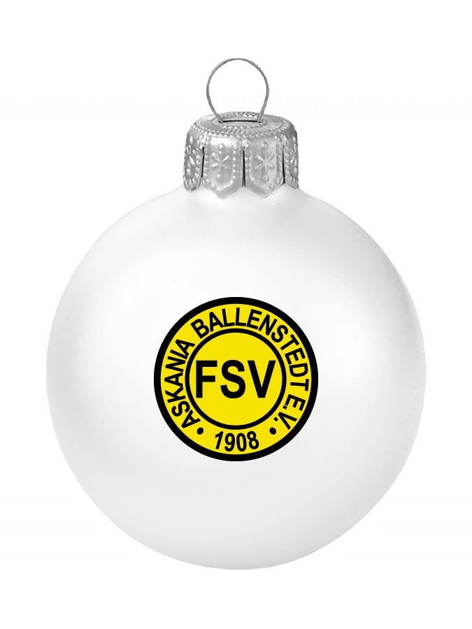 Weihnachtskugel Logo 8cm