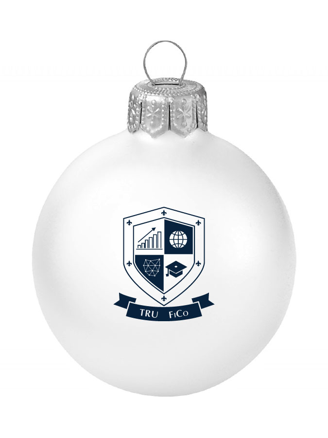 Weihnachtskugel Logo 8cm