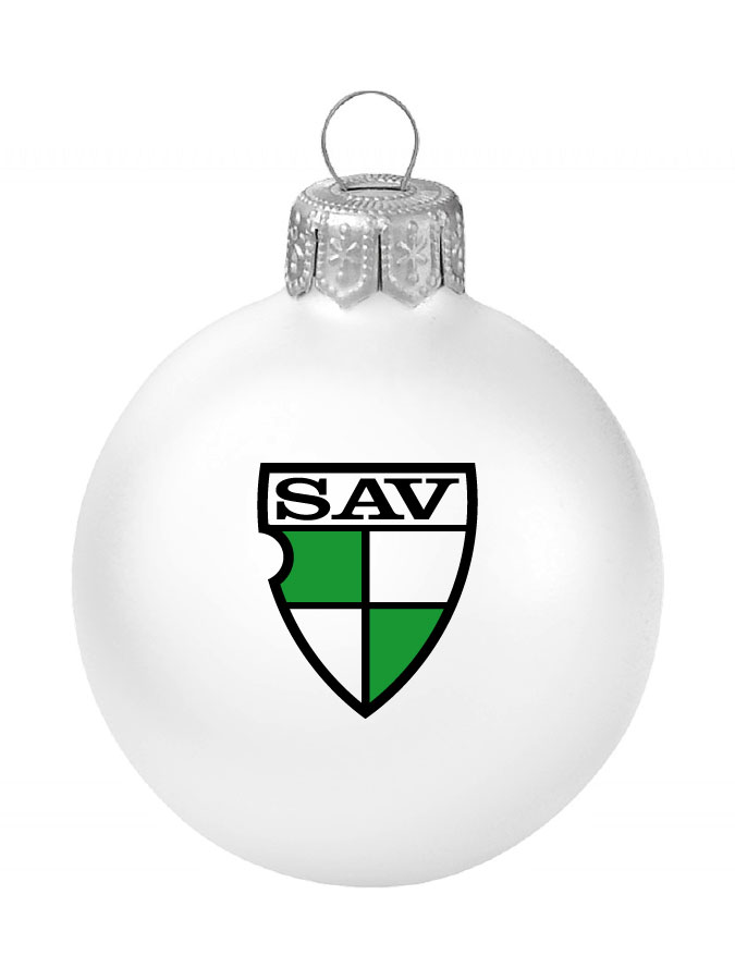 Weihnachtskugel Logo 8cm