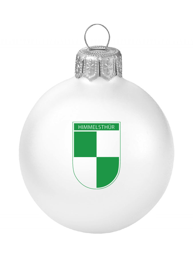 Weihnachtskugel Logo 8cm