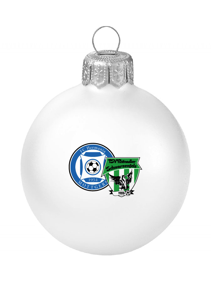 Weihnachtskugel Logo 8cm