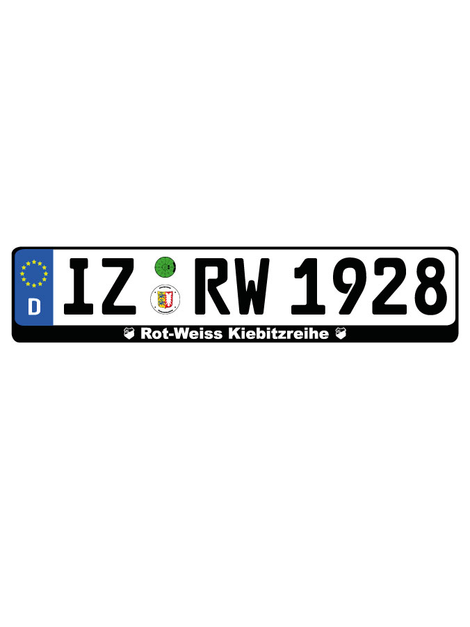 Kennzeichenhalter Kalden (2er Set)