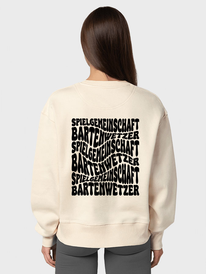 Oversized Sweater Wavy Damen