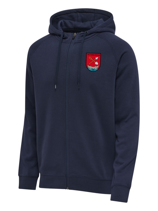 Hummel Red Classic Zip Hoodie