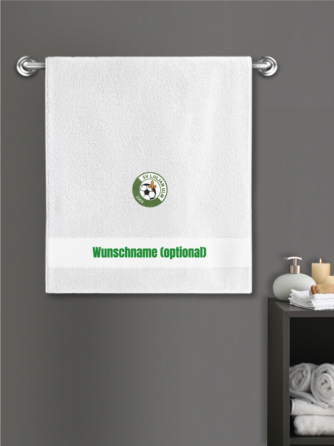 Badehandtuch Team Sticklogo