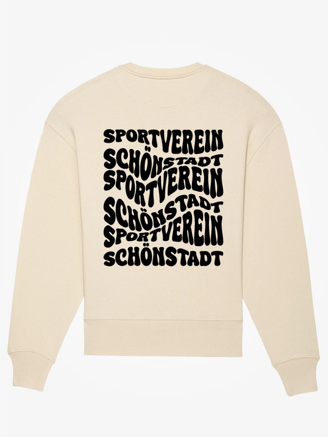 Sweatshirt Oversized Wavy Herren