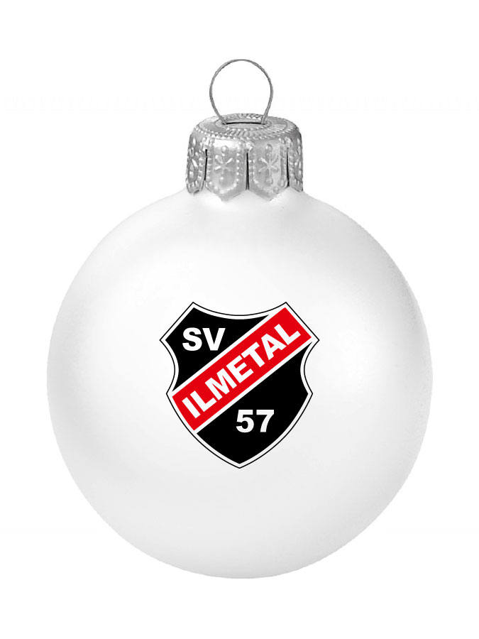 Weihnachtskugel Logo 8cm