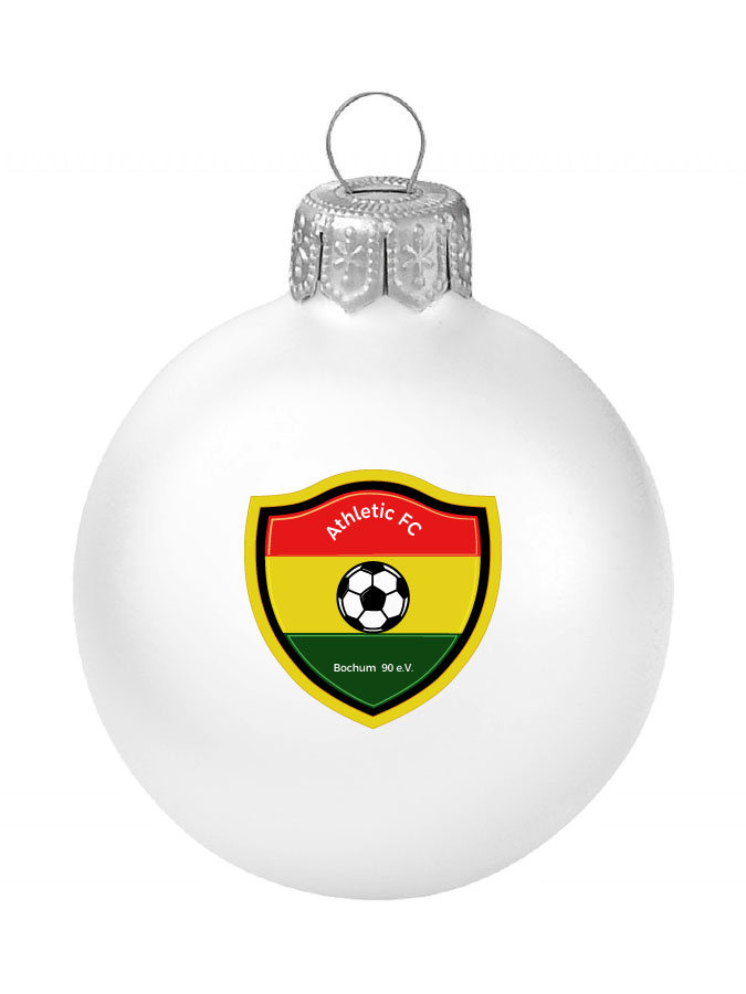 Weihnachtskugel Logo 8cm