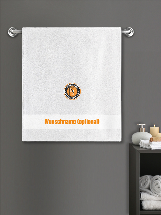 Badehandtuch Team Sticklogo