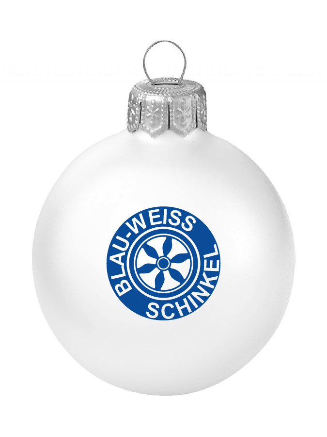 Weihnachtskugel Logo 8cm