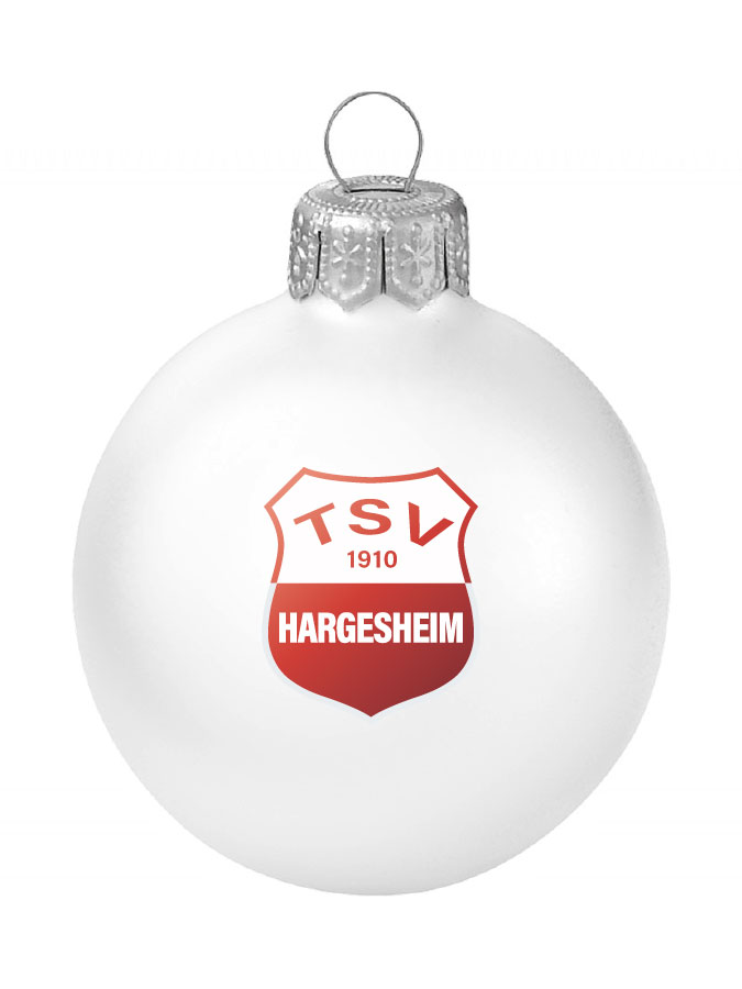 Weihnachtskugel Logo 8cm