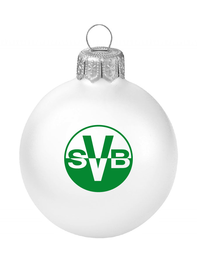 Weihnachtskugel Logo 8cm