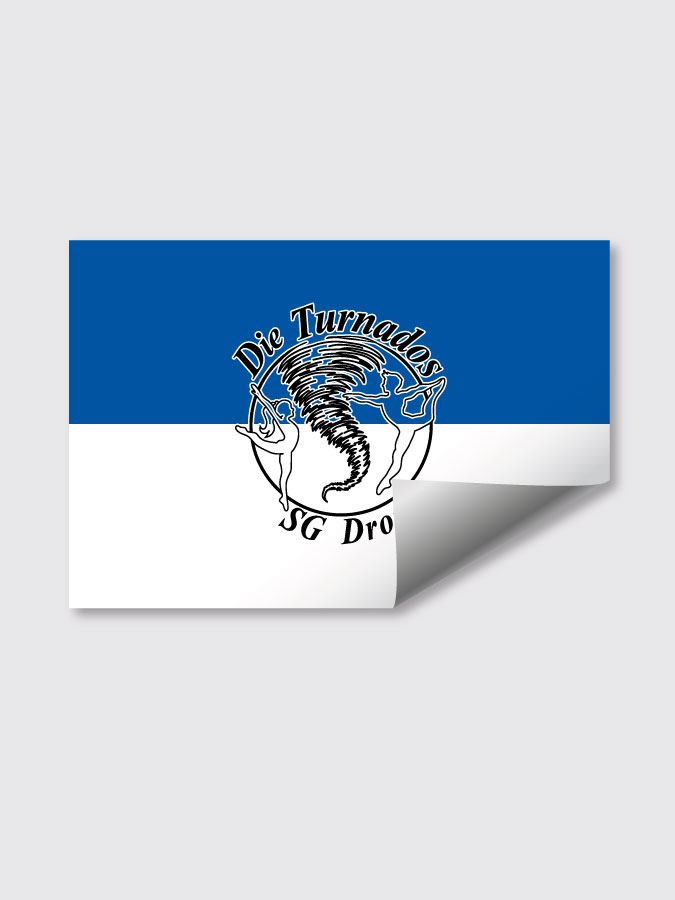 Aufkleber DIN A7 Logo