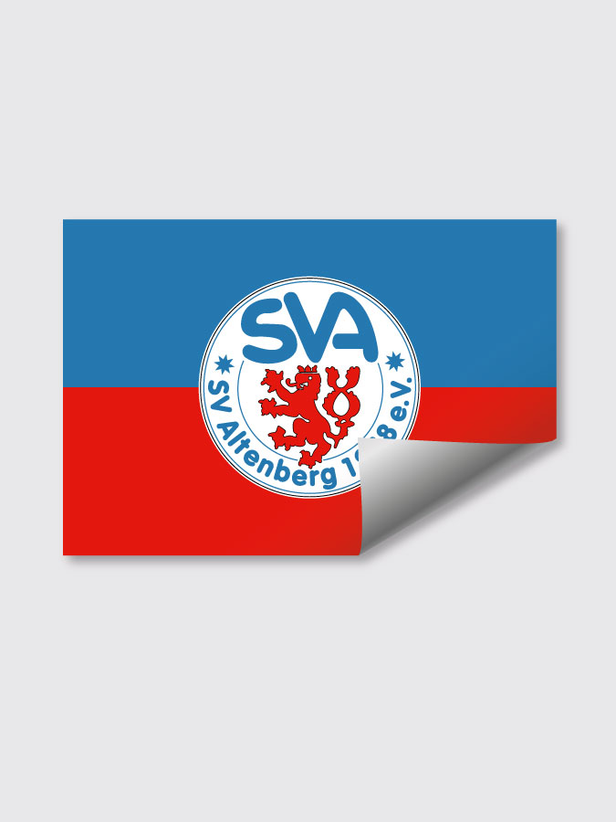 Aufkleber DIN A7 Logo