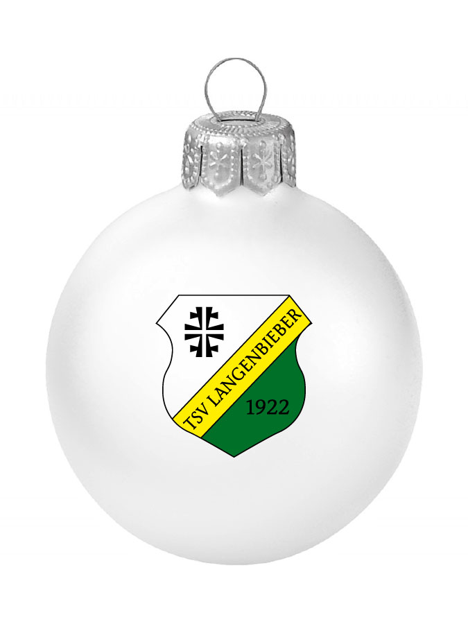 Weihnachtskugel Logo 8cm