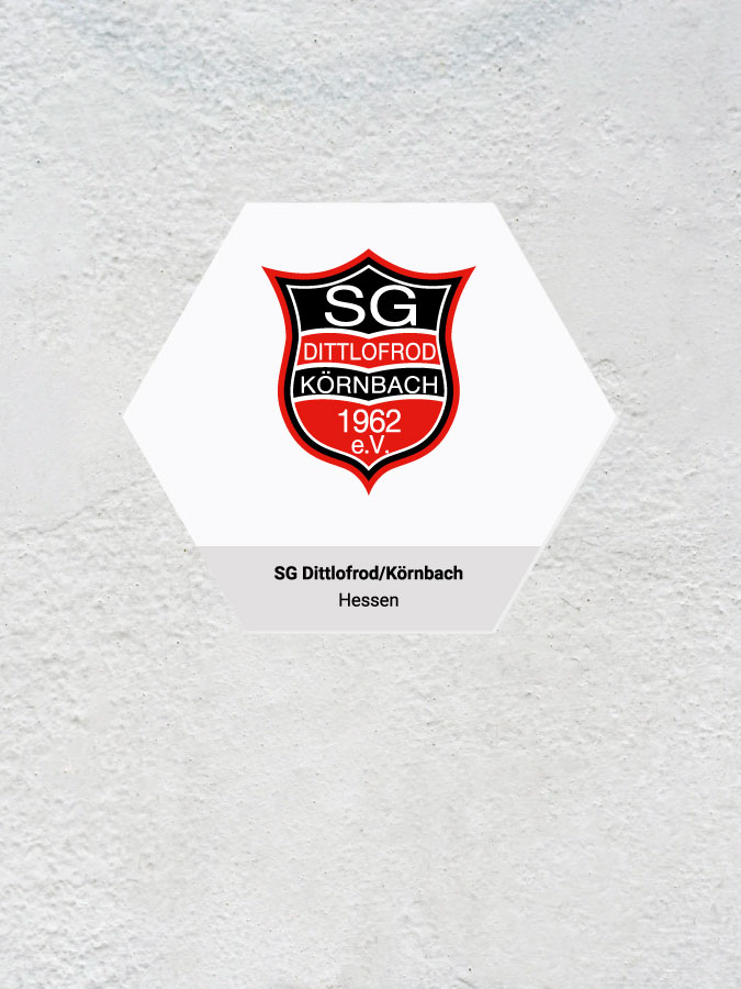 Wandkachel Hexagon mit Logo