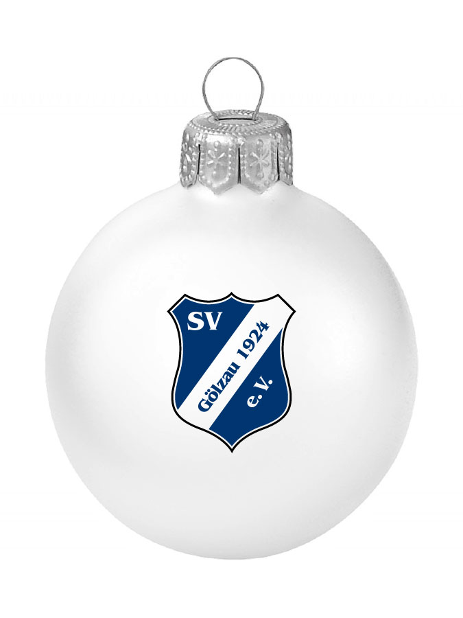 Weihnachtskugel Logo 8cm