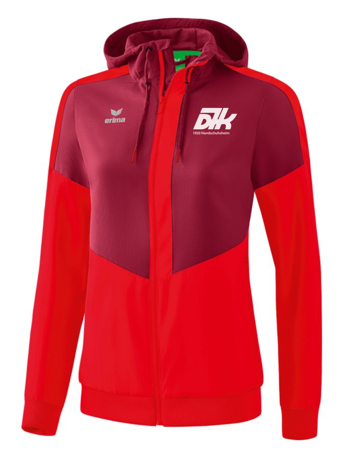 Erima Squad Tracktop Jacke mit Kapuze Damen