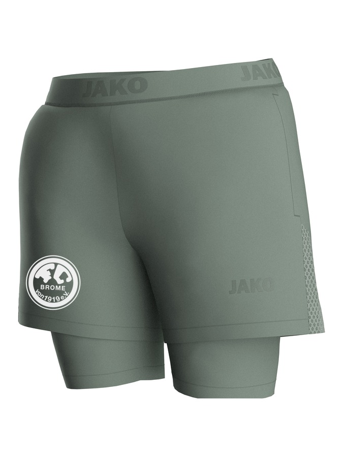 Jako 2-in-1-Short Power Damen