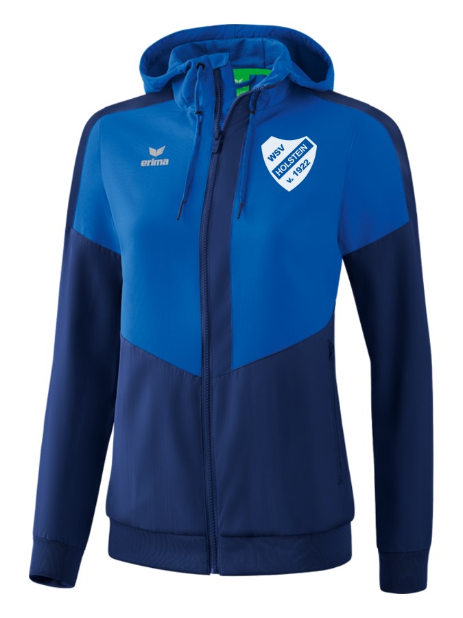 Erima Squad Tracktop Jacke mit Kapuze Damen