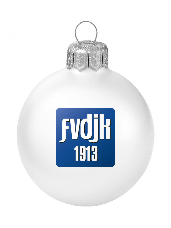 Weihnachtskugel Logo 8cm