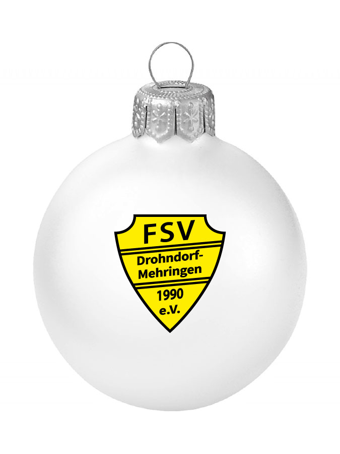Weihnachtskugel Logo 8cm