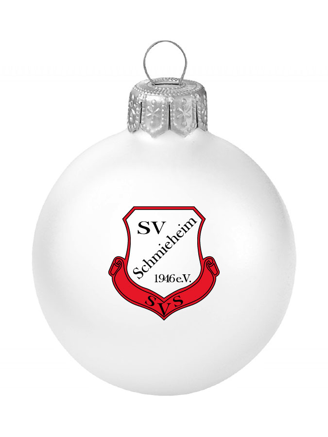 Weihnachtskugel Logo 8cm