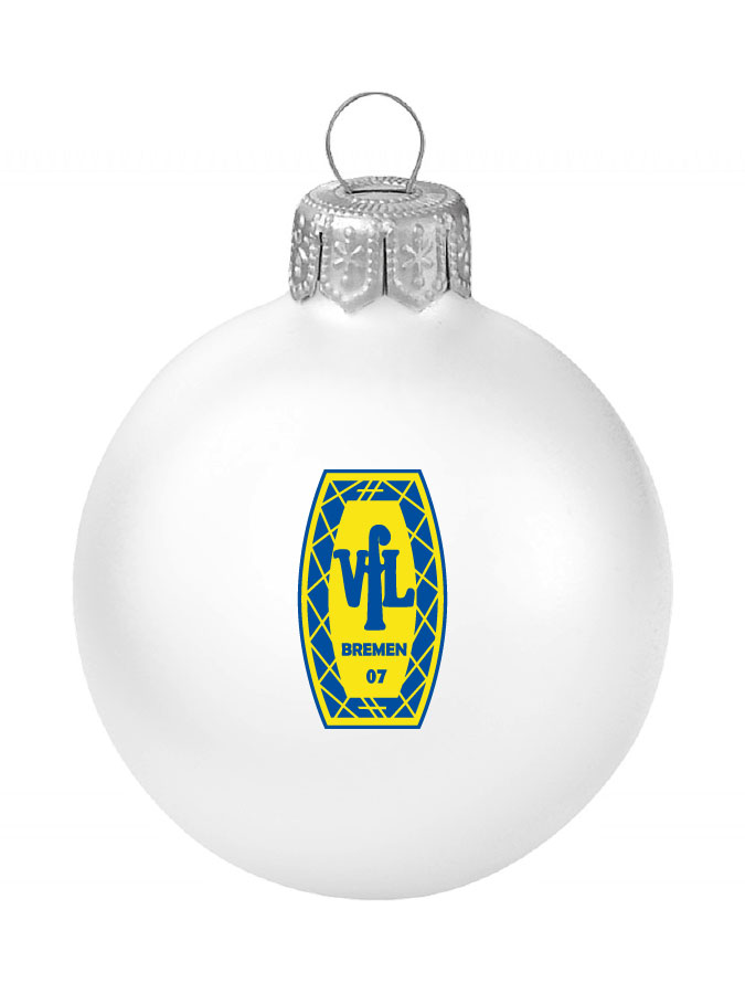 Weihnachtskugel Logo 8cm