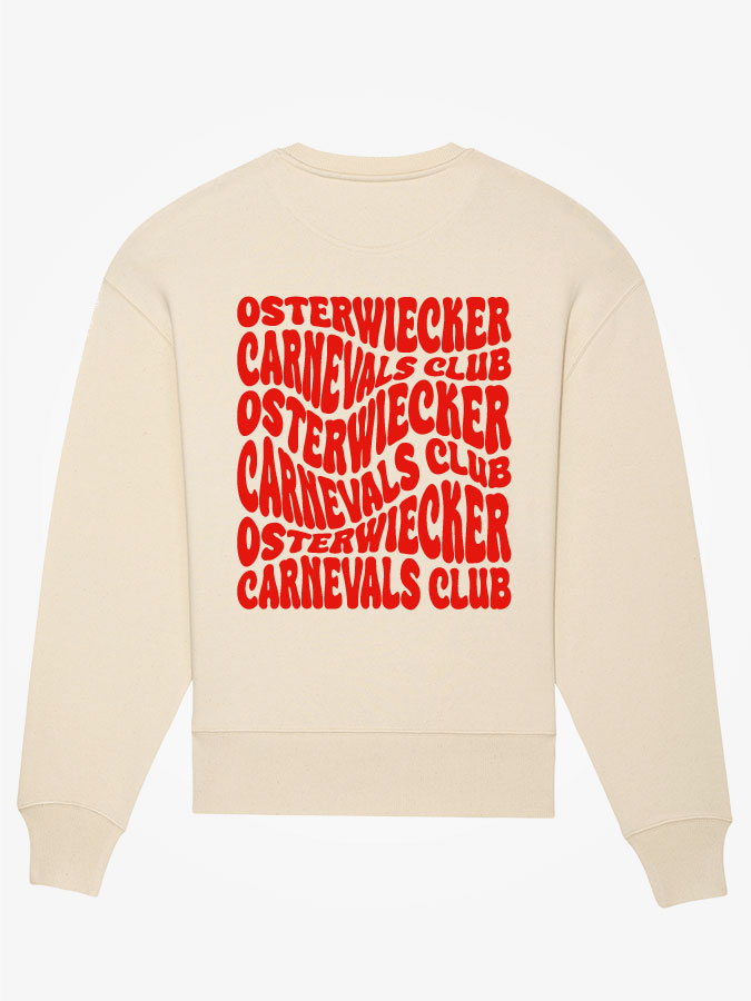 Sweatshirt Oversized Wavy Herren